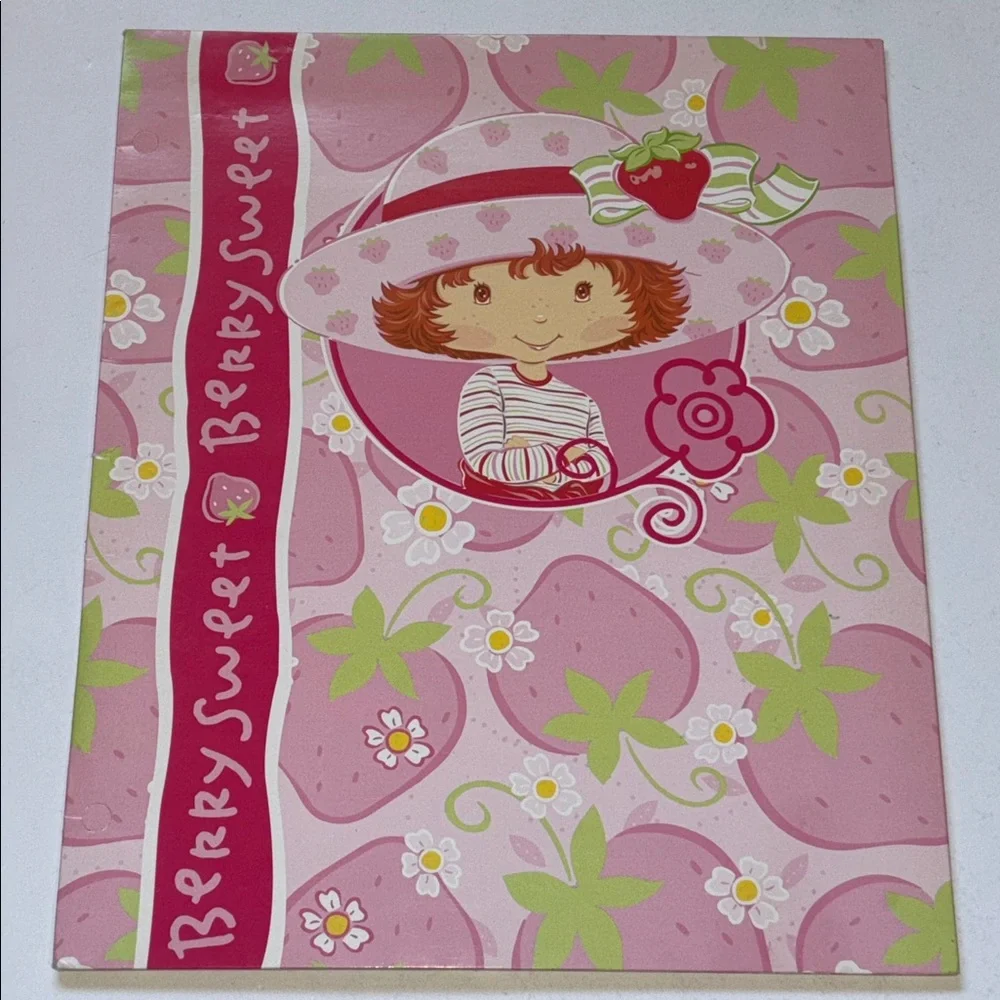 Strawberry Shortcake Folder 2003 Millennial Strawberry Shortcake School Folder